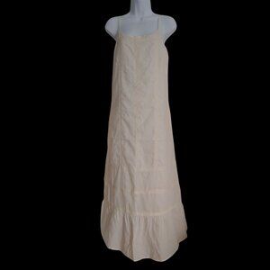 April Cornell White Dove Poetry Nighty Nightgown Lace Ruffle Lined XXS Cottage